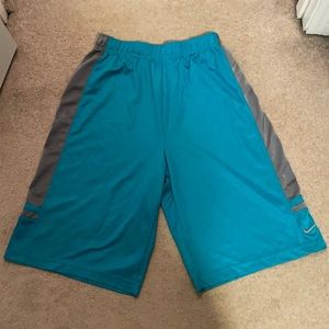 Nike Blue & Gray Basketball Shorts